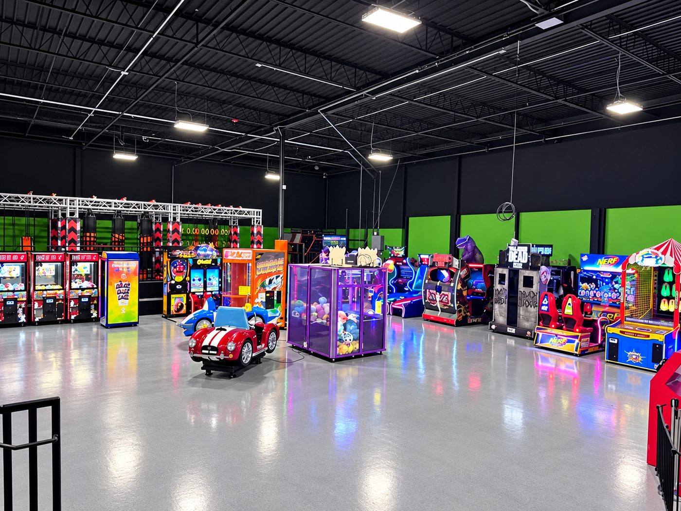 Arcade Games at FunZ Trampoline Park