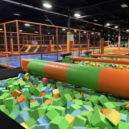 Battle beam over the foam pit