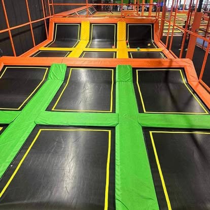 Trampoline lanes
