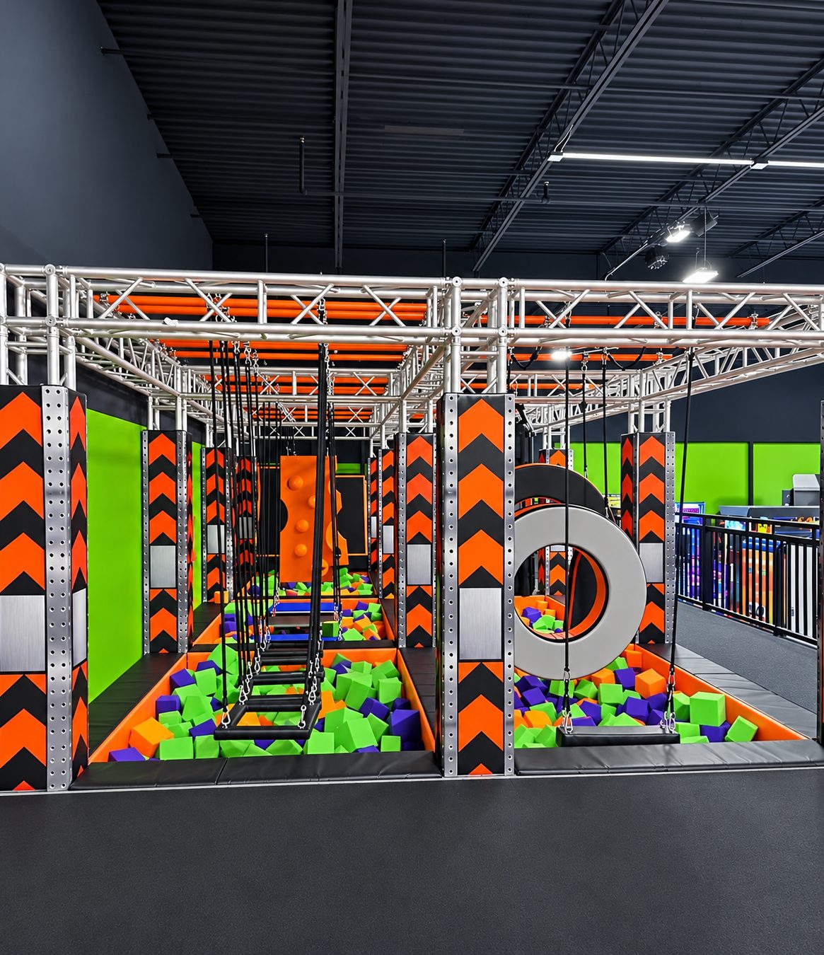 Ninja Course at FunZ Trampoline Park