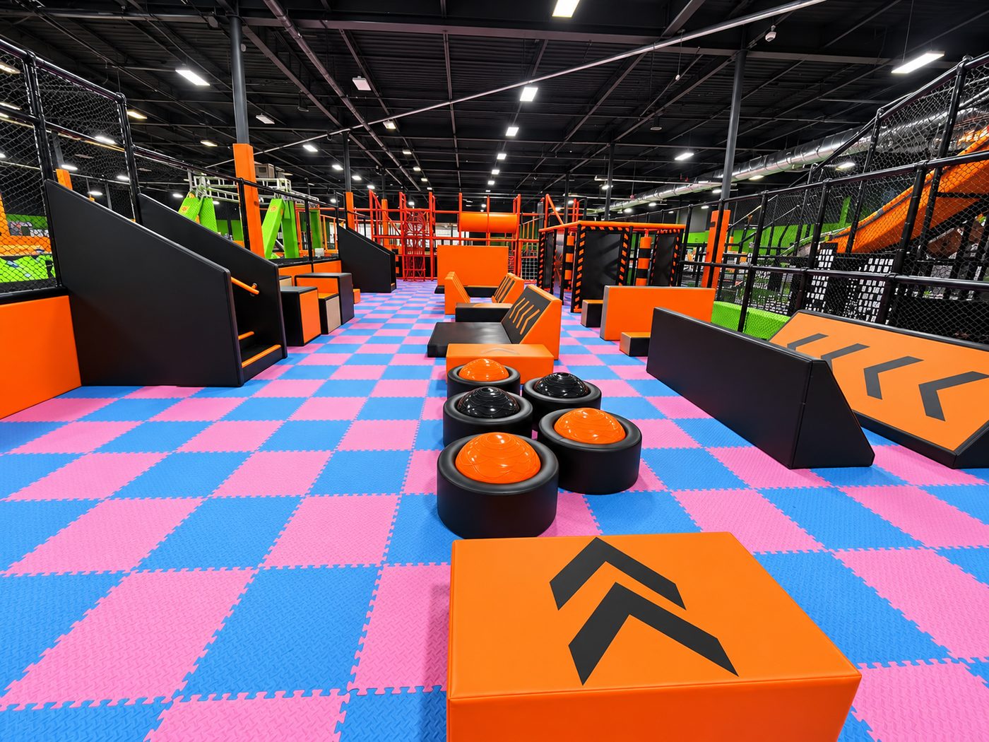 Obstacle Course at FunZ Trampoline Park