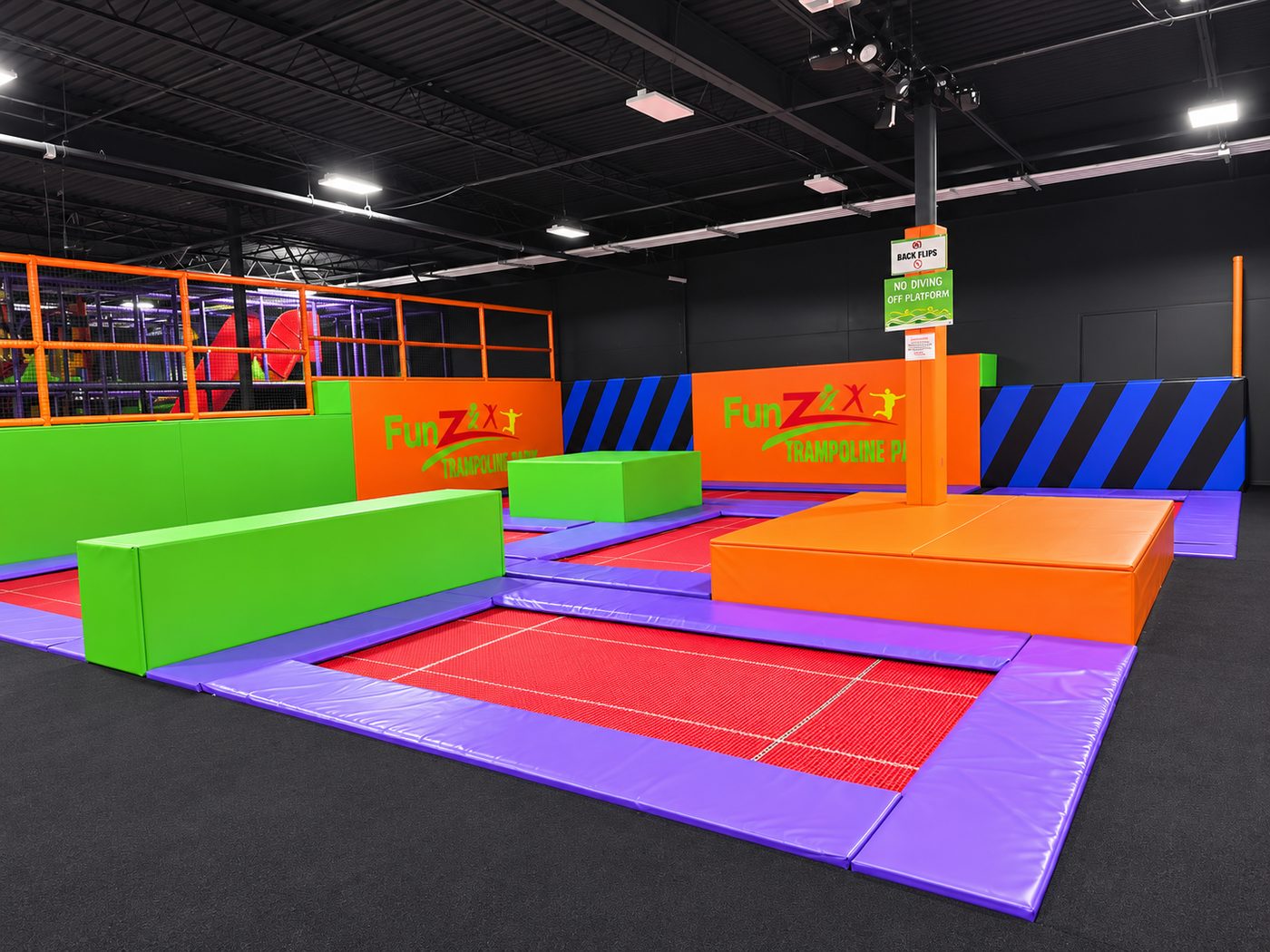 Parkour at FunZ Trampoline Park